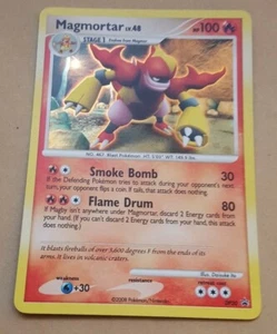 POKEMON PROMO CARD - DIAMOND AND PEARL - DP20 MAGMORTAR (HOLO) NM - Picture 1 of 1