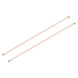 2Pcs Air Compressor Exhaust Tube, 3/8" Thread Dia 23" l Air Tube(Flared Mouth) - Picture 1 of 5