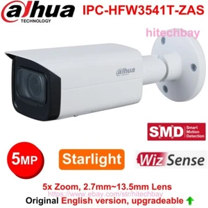 Dahua IPC-HFW3541T-ZAS 5MP 5x Motorized Zoom Starlight WizSense Bullet IP Camera - Imagen 1 de 6