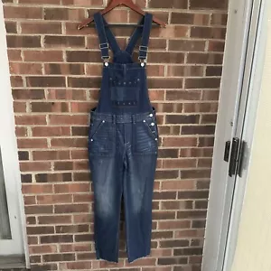Tommy Hilfiger Jeans Women’s Overalls Denim Size 4/W27 Blue NWOT - Picture 1 of 8