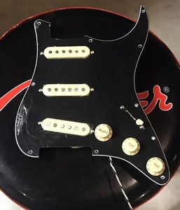 SH GuitarWorks Custom Stratocaster SSS Loaded Pickguard Alnico 5 USA Electronics - Picture 1 of 3