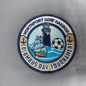 Northport Cow Harbor United Soccer Club Columbus Day NY New York 3.5" Patch - Picture 1 of 2