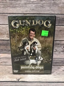 GUN DOG Pointing Dogs Puppy Training DVD Trainer Bob West Hunting NEW Sealed - Imagen 1 de 4