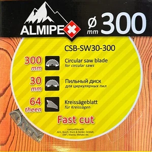 Kreissägeblatt Ø 300 x 30 mm 64 Zähne, Sägeblatt für Kreissäge HOLZ Neu & OVP ✅ - Bild 1 von 2