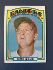1972 Frank Howard Topps Baseball Card #350 (Ex-ExMT)