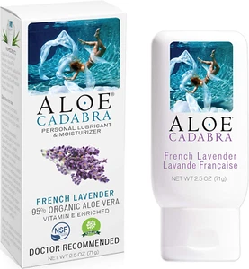 Aloe Cadabra Natural Personal Lube, Organic Best Sex Lubricant Oral Gel For Her - Picture 1 of 12