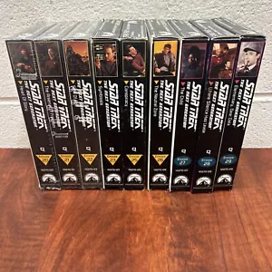 Star Trek The Next Generation Lot 5 VHS Tapes New Episodes 20-29 Miss 24 - Picture 1 of 19