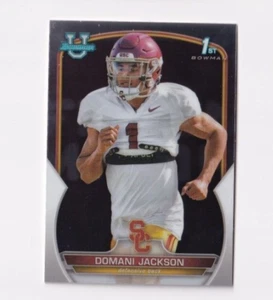 (5) Domani Jackson 2022 Bowman University Chrome Rookie Lot #91 USC Trojaner - Bild 1 von 1