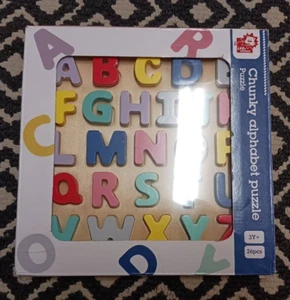 Leo & Friends Chunky Wooden Alphabet Puzzle - Picture 1 of 5