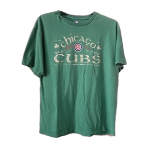 Chicago Cubs grünes Herrenhemd Large 2009 Since 1876 MLB Baseball 3 Blatt Kleeblatt - Bild 1 von 7