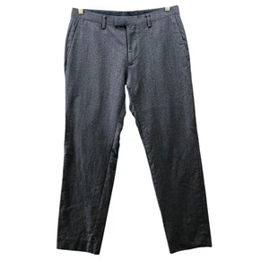 Banana Republic 100% Wool Dress Pants Mens 30x30 (30x29) Blue Modern Slim Fit - Picture 1 of 10