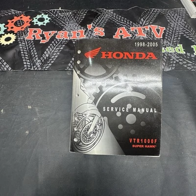 Honda Motorcycle 1998-2005 VTR1000F Super Hawk OEM manual de servicio #61MBB07 B9 Foto 1 de 3
