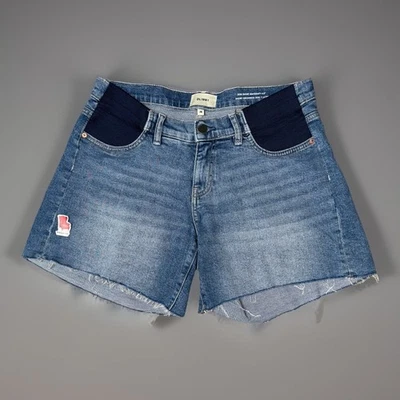 DL1961 Zoie короткие материнства светло-синий джинсовой ткани эластичной - размер 28 - Изображение 1 из 4