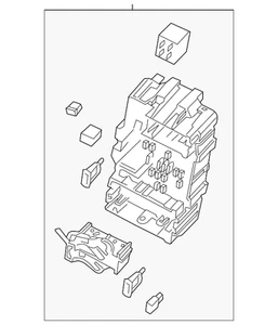 Genuine GM Passenger Side Fuse Block 23443944 - Picture 1 of 4