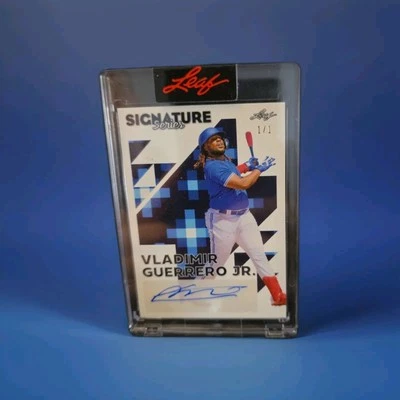 2023 Leaf Signature Series Autographs #BA-VG1 Vladimir Guerrero Jr. 1/1 - Image 1 of 4