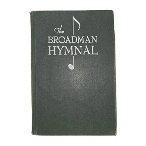 1940 The Broadman Hymnal Green Cover Round Notes Edition w/Topical Index - Picture 1 of 16