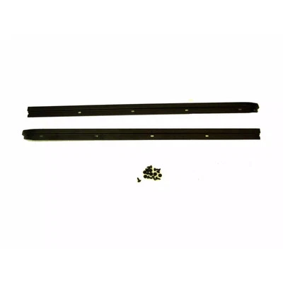 Rugged Ridge Aluminum Drilled Windshield Channel Hardware for 87-95 Wrangler YJ - Image 1 of 3