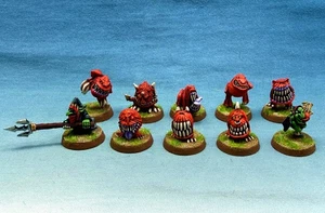 Warhammer40K WGS Painted Orcs Gnarly Cave Squigs OR047 - Picture 1 of 7