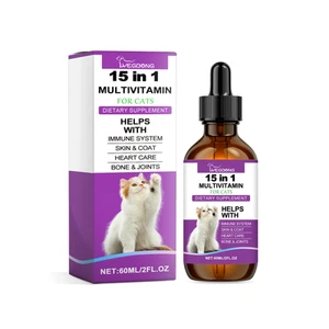 Pet Cat Vitamin Drops Care for Pets with Physical Discomfort Daily Care Vitamin - Picture 1 of 6