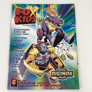Fox Kids Magazine Summer 2000 Vintage Issue #39 Digimon Movie Tony Hawk Complete - Imagen 1 de 7