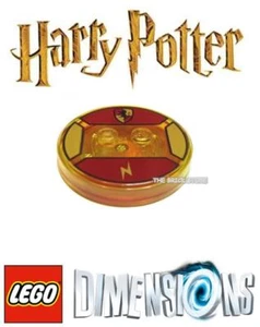LEGO DIMENSIONS GRIFFINDOR PATTERN HARRY POTTER TEAM PACK TOY TAG - 71247 - NEW - Picture 1 of 4