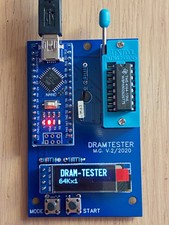 DRAM TESTER - Tester per memorie 4164 e 41256 - old computer repair
