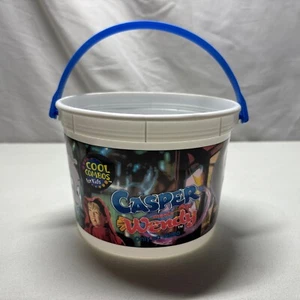 VTG 1998 Hardee's CASPER MEETS WENDY Halloween Trick or Treat Bucket No Lid - Picture 1 of 5