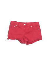 Tractor Women Red Denim Shorts 12