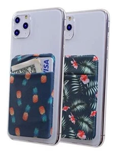 Phone Wallet Card Holder for Phone Case Sleeves Stick On Wallet for Cell Phone - Picture 1 of 8