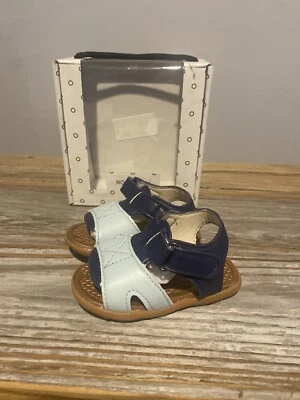 Sandalias de cuna Nordstrom para bebé niño talla 1 NUEVAS azules Foto 1 de 2