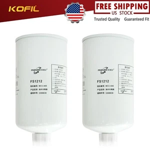 Lot of 2 FS1212 Fuel Filter for C10/C12/C13/C15/N14/L10 Engines Replaces BF1212. - Picture 1 of 6