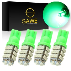 4 x SAWE Verde CANBUS T10 168 194 192 921 LED Domo Mapa Lateral Cuña Bombilla - Imagen 1 de 7