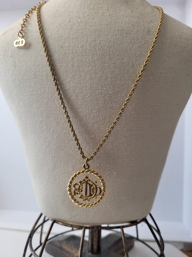 Collana Christian Dior placcata oro