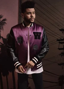The Weeknd x H&M Purple Bomber Jacket Size Small - Brand new with Tags - Picture 1 of 22