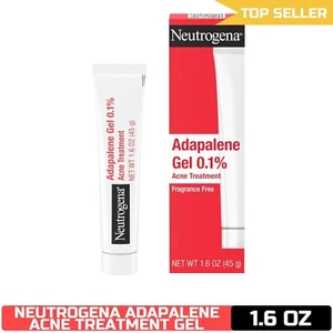 Neutrogena Adapalene Gel 0.1% Acne Treatment, 1.6 oz - Oil & Fragrance-Free Topi - Picture 1 of 9