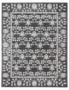 New Kennedy Carbon Parsian Style Handmade Tufted 100% Woolen Area Rugs& Carpet - Picture 1 of 5