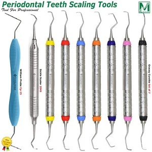 Dental Tools Set Gracey Curettes Periodontal Probes Columbia Curette Perio Probe - Picture 1 of 4