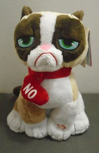 VINTAGE NWT GRUMPY CAT ANIMATED MUSICAL PLUSH SINGS LOVE STINKS 9.75" - Picture 1 of 9