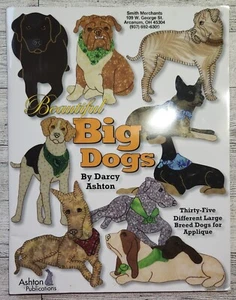 Beautiful Big Dogs: 35 Different Large Breed Dogs for Applique ~ Darcy Ashton - Picture 1 of 13