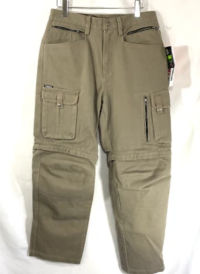 Pantalones de montar de carga para hombre Yamaha impermeables Switchback nuevos con etiquetas con Kevlar talla 32 X 32 Foto 1 de 4