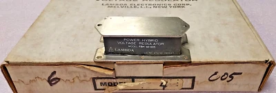 '1 PIECE' - PN# FBH-60-005, FBH60-005, FBH-60-5 - LAMBDA - VOLTAGE REGULATOR - Image 1 of 4