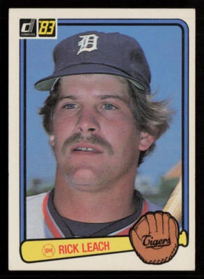 Rick Leach 1983 Donruss #81 Detroit Tigers Baseball Card - Image 1 of 2