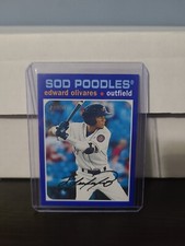 2020 TOPPS HERITAGE MINOR LEAGUE BLUE BORDER EDWARD OLIVARES 08/99 ROOKIE