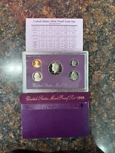 Juego de prueba revestido 1990 EE. UU. Como nuevo embalaje original del gobierno certificado de autenticidad OGP (MIRA) - Imagen 1 de 5
