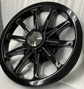 Indian 2014 -23 Chieftain Roadmaster Rear BLACK Sprocket Pulley OEM EXCHANGE - Foto 1 di 11