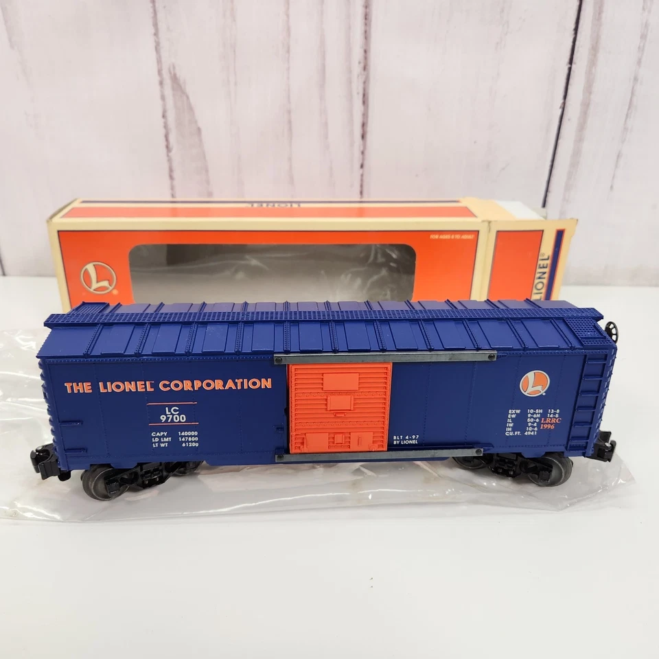 LIONEL 6-29200 1997 LRRC 6464 BOX CAR MIB