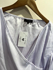 In The Style Top Size 18 New White Wrap Long Sleeve Belted Blouse Party Going Ou