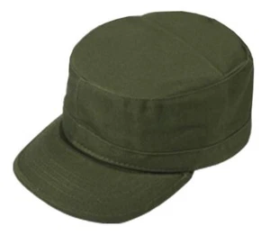 Army Cadet Castro Military Patrol GI Summer washed Cotton Hat Cap Green - Picture 1 of 1