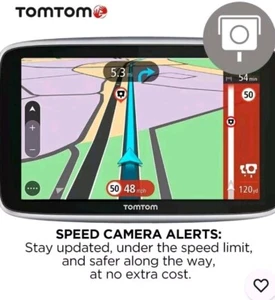 TOMTOM GO PREMIUM X WITH LIFETIME TRAFFIC SPEED CAMERAS & WORLD MAPS - Zdjęcie 1 z 4