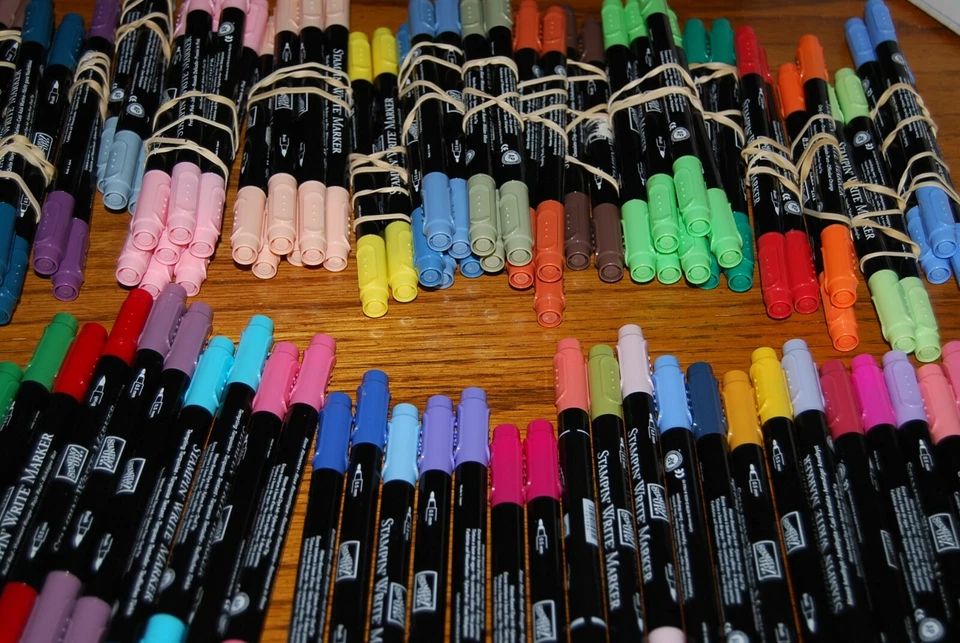 STAMPIN UP Stampin Write Classic Ink Markers Old Style  - Combined Shipping - Image 1 of 1